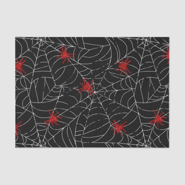 Papel De Seda Crepúsculo Halloween Spider Web (Anverso)