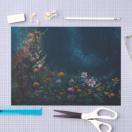 Papel De Seda Crepúsculo Misterioso, Compañero Floral de la Poli