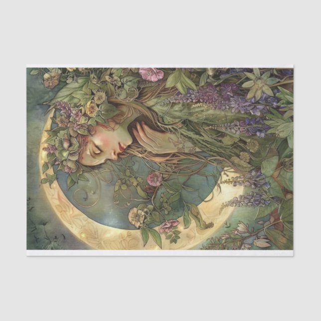 Papel De Seda Crescent Moon Ostara (Anverso)