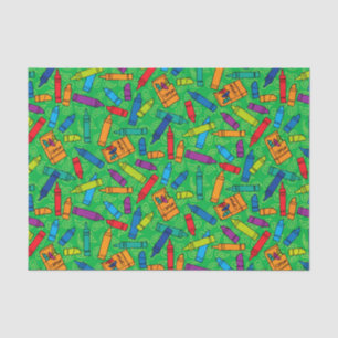 Papel De Seda Creyones coloridos