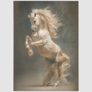 Papel De Seda Cría decoupage caballo palomino