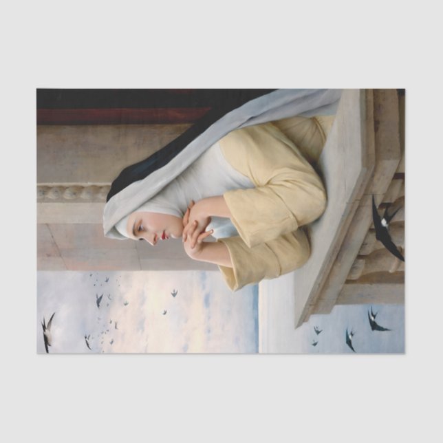 Papel De Seda Criaturas de Dios de Eugene Blaas, arte (Anverso)