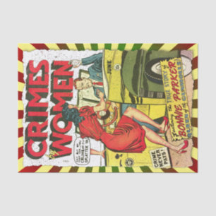 Papel De Seda Crímenes de mujeres #1 portada de historietas de l