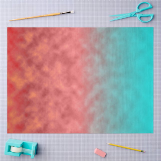 Papel De Seda Crimson Mirage (Artesanía)