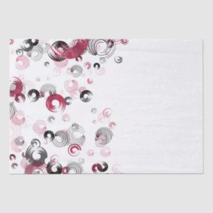 Papel De Seda Crimson y Black