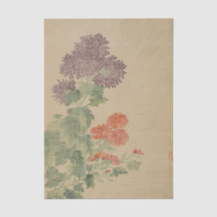 Papel De Seda Crisantemos por Ma Yuanyu
