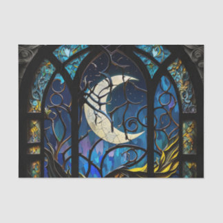 Papel De Seda Cristal Crescent Moon Stained