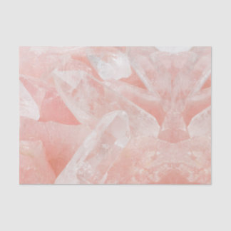 Papel De Seda Cristal de cuarzo de rosa