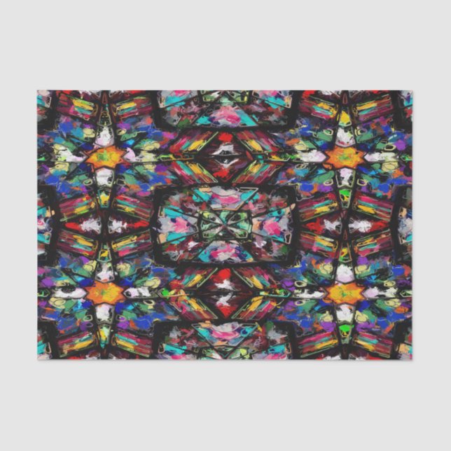 Papel De Seda Cristal de mancha ecuatoriano (Anverso)