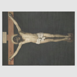 Papel De Seda Cristo crucificado en la cruz (fe) (Velázquez)