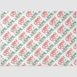 Papel De Seda Cristo el salvador es tipografía nacida