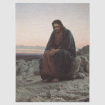 Cristo en el desierto de Iván Kramskói 