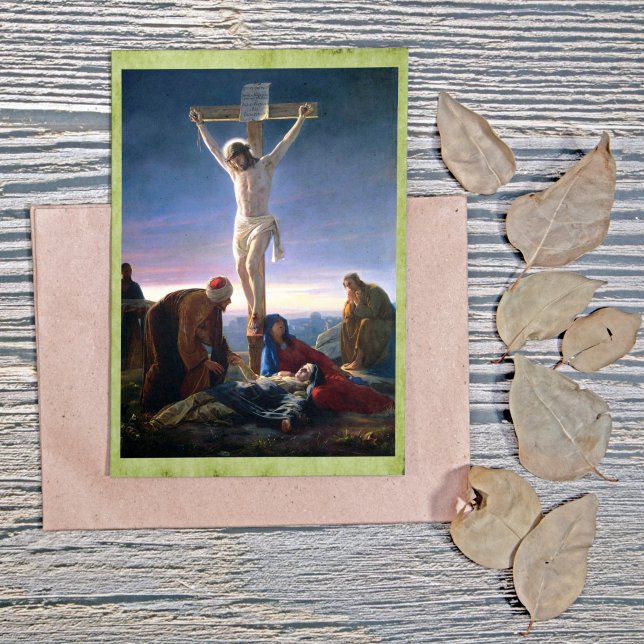 Papel De Seda Cristo en la cruz, en la desconfianza (Subido por el creador)