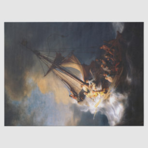 Papel De Seda Cristo en la tormenta en el mar de Galilea