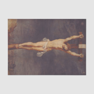Papel De Seda Cristo muerto en la cruz por Peter Paul Rubens Art