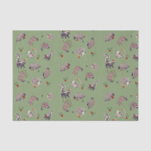 Papel De Seda Critters navidades