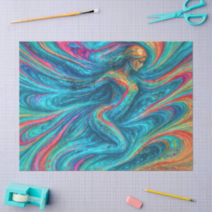 Papel De Seda "Cromisca" - Retrato de encantamiento fluido