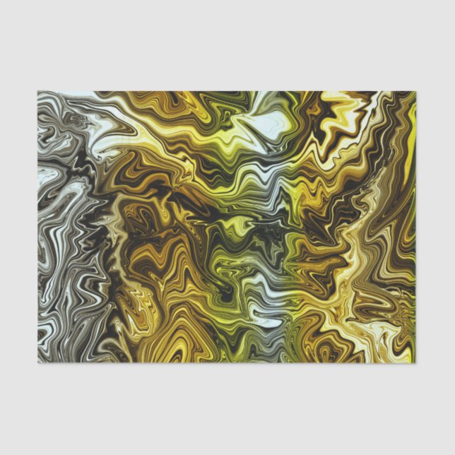 Papel De Seda Cromo Líquido Dorado Plateado Fiesta Cool (Anverso)