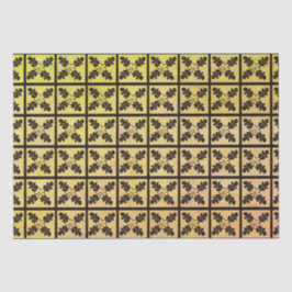 Papel De Seda Croquetón de madera de roble de la carta