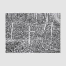 Cruces de cementerio gótico negro y blanco vintage