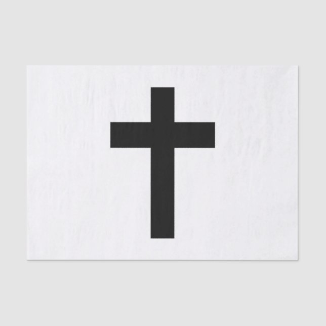 Papel De Seda Cruz cristiana (Anverso)