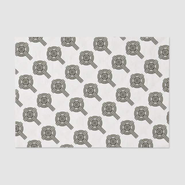 Papel De Seda Cruz de Knot Celtic (Anverso)