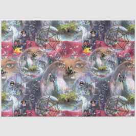 Papel De Seda Crystal Ball Halloween Bruja