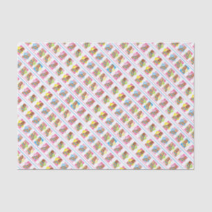 Papel De Seda Cuadrados de chicas de bebé dulce