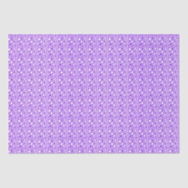Papel De Seda Cuadrados de niebla púrpura (Anverso)
