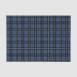 Papel De Seda Cuadro azul oscuro