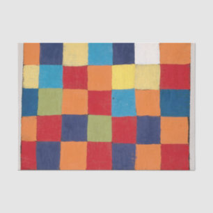 Papel De Seda Cuadro de colores 'Qu 1' de Paul Klee