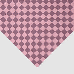 Papel De Seda Cuadro de Mauve Rosa Cuadros Niña Retro Y2K