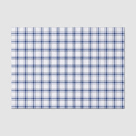 Papel De Seda Cuadro náutico azul y blanco