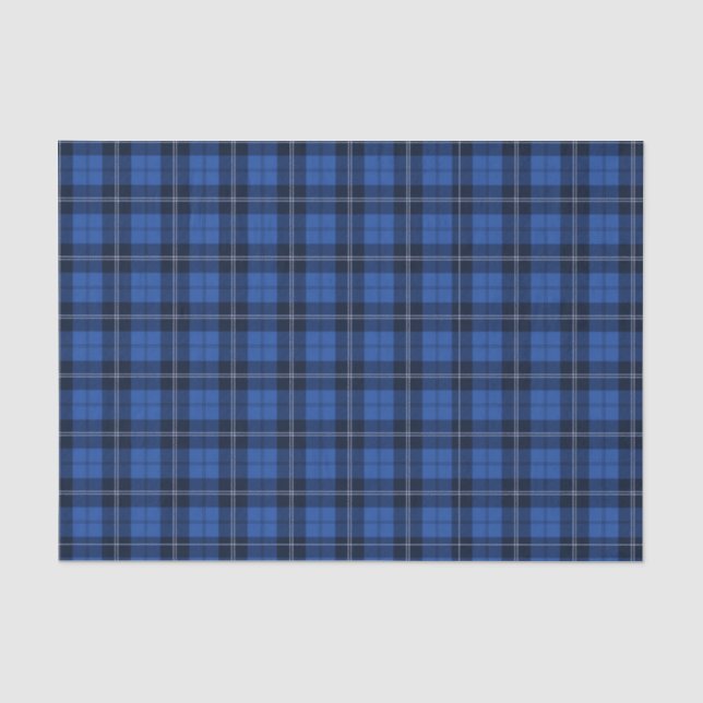 Papel De Seda Cuadros Azules (Anverso)