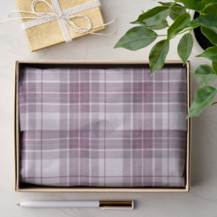 Papel De Seda Cuadros de la herencia malva escocesa