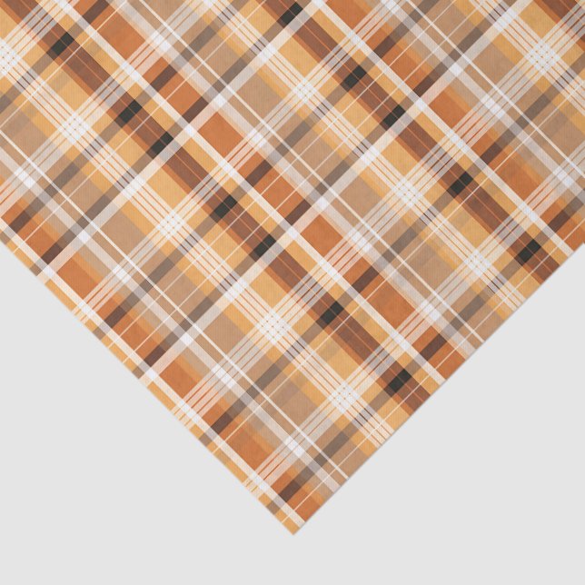 Papel De Seda Cuadros de Otoño Masculinos (Detalle)