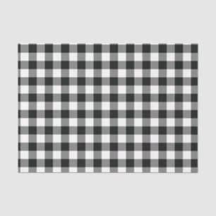 Papel De Seda Cuadros Modernos de Búfalo en Blanco y Negro