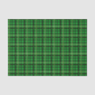 Papel De Seda Cuadros Verdes