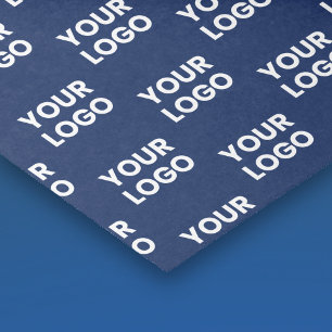 Papel De Seda Cualquier imagen o logotipo empresarial editable a