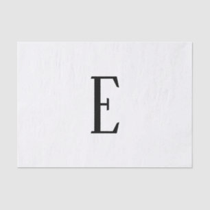 Papel De Seda Cualquier letra Blanco y negro o colores DIY