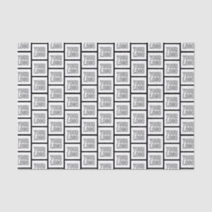 Papel De Seda Cualquier patrón de repetición de logotipo o image