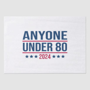 Papel De Seda Cualquiera menor de 80 años de 2024 divertida elec