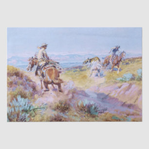 Papel De Seda “Cuando las vacas eran salvajes” de Charles M Russ