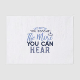 Papel De Seda Cuanto Más Cita Te Conviertas, Más Puedes Escuchar