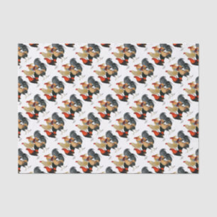 Papel De Seda Cuatro gallos de pelea