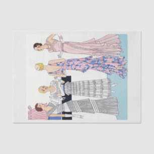 Papel De Seda Cuatro mujeres de Dupouy-Magnin