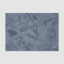 Papel De Seda Cubierta marina Beach Dusty Blue Decoupage