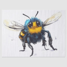 Papel De Seda Cubo Bumble Bee listo para primavera