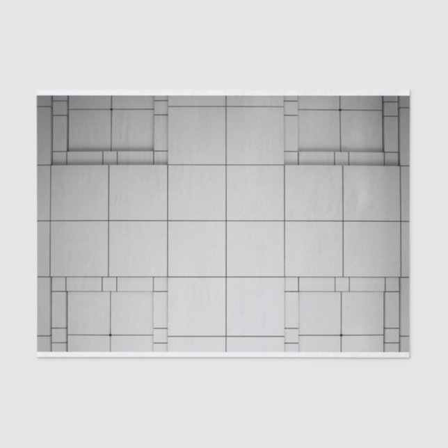 Papel De Seda Cubos abstractos (Anverso)