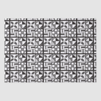 Papel De Seda Cuchillo blanco y negro